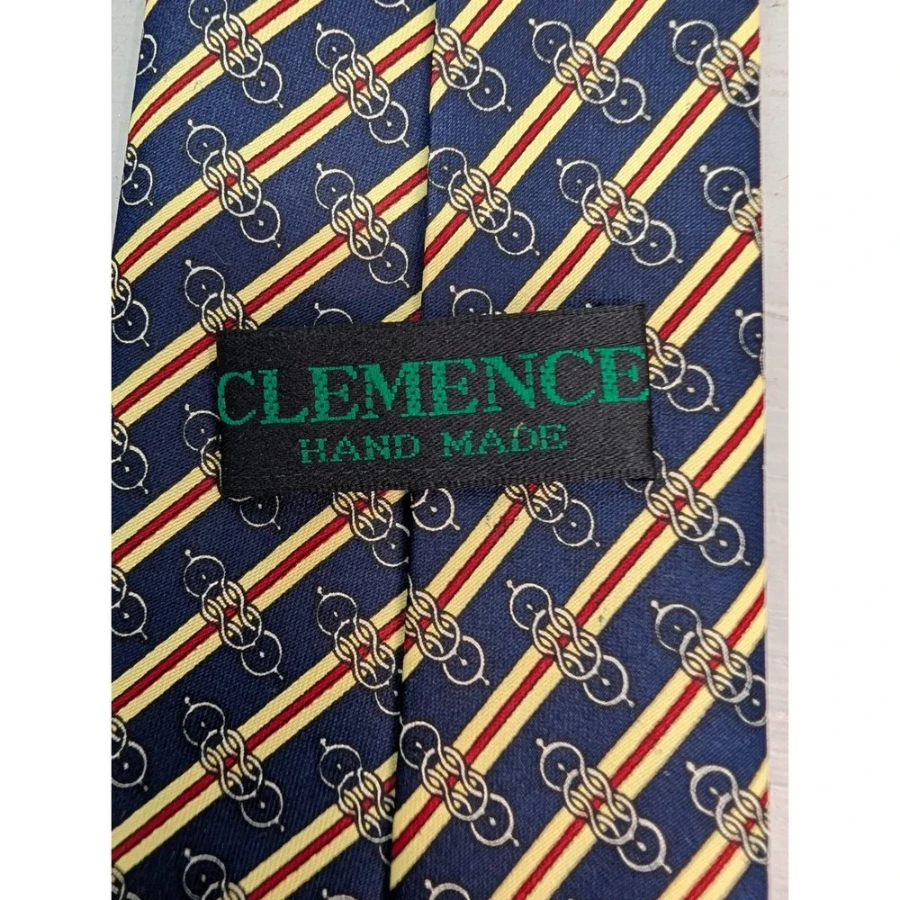 Clemence Handmade Necktie Men's Handmade‎ Stripes Novelty Tie Preppy 56